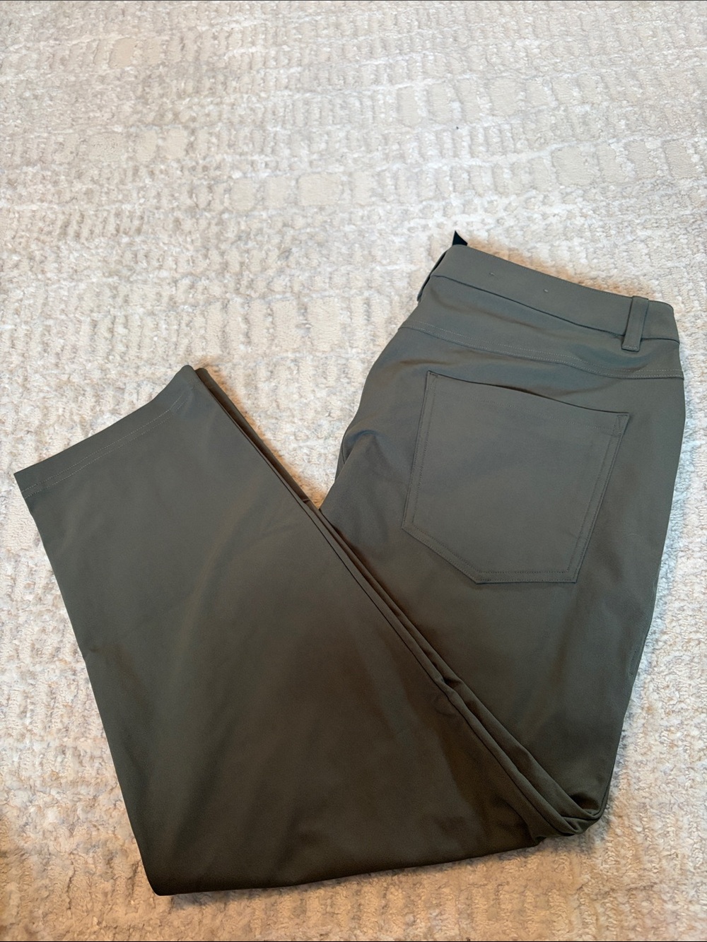 lululemon athletica Men's Chino pants ABC- Olive Green